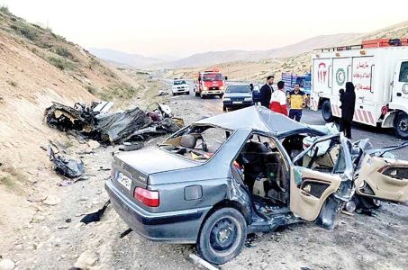 فوت 549 هموطن در تصادفات جاده ای در عرض دو هفته