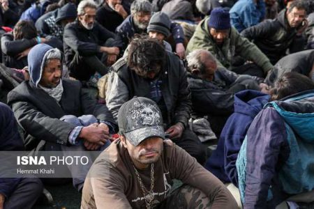 جمع آوری و دستگیری 120 معتاد متجاهر و موادفروش در جنوب تهران