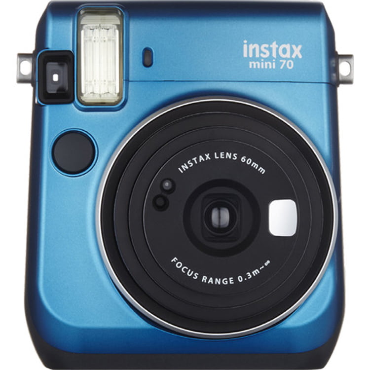 نقد و بررسی دوربین عکاسی چاپ سریع فوجی Fujifilm instax mini 70 Instant Film Camera Blue