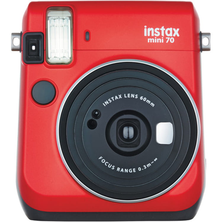 نقد و بررسی دوربین عکاسی چاپ سریع فوجی Fujifilm instax mini 70 Instant Film Camera Red