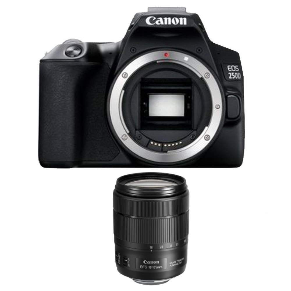 نقد و بررسی دوربین عکاسی کانن Canon EOS 250D + لنز EF-S 18-135mm IS USM