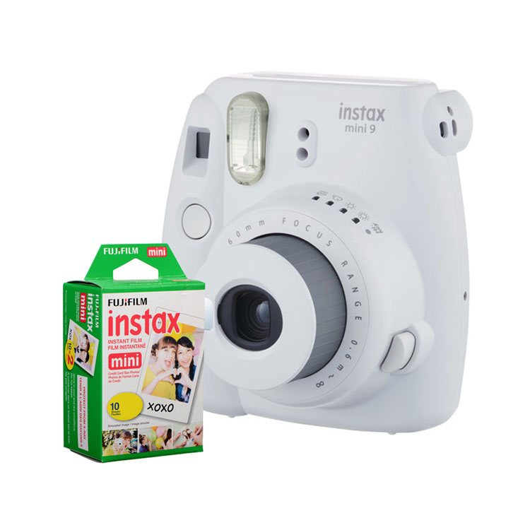 نقد و بررسی دوربین عکاسی چاپ سریع فوجی فيلم Fujifilm instax mini 9 White + کاغذ ۱۰ تایی