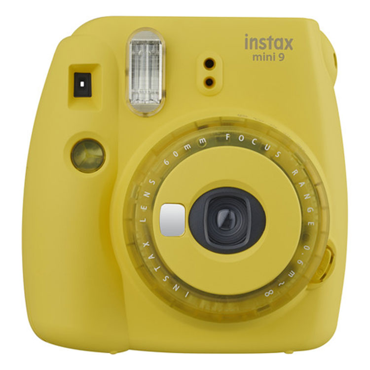 نقد و بررسی دوربین عکاسی چاپ سریع فوجی Fujifilm instax mini 9 Instant Film Camera Clear Yellow