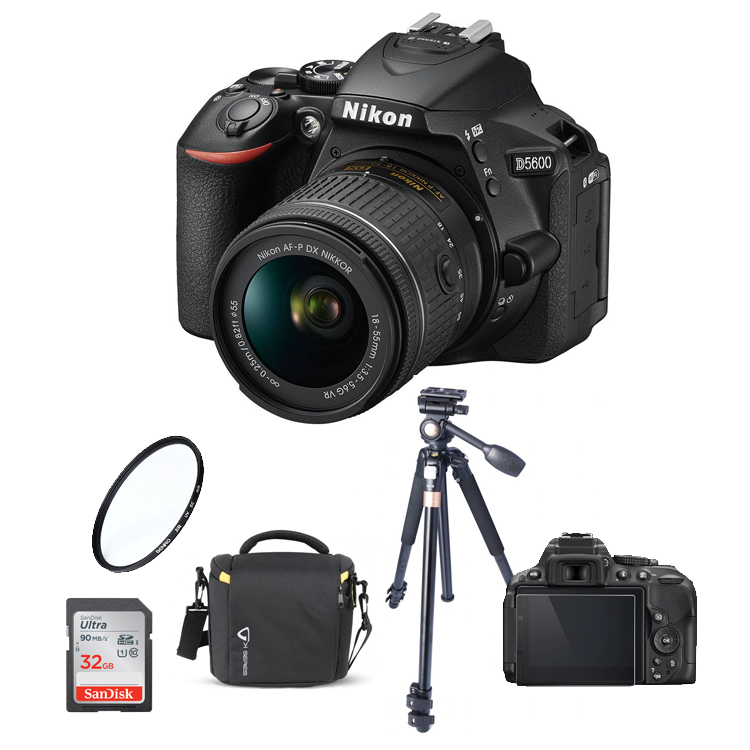 نقد و بررسی دوربین نیکون Nikon D5600 Kit 18-55mm f/3.5-5.6G VR +لوازم جانبی