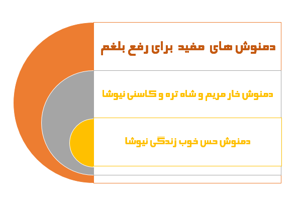 محصولات نیوشا برای رفع بلغم