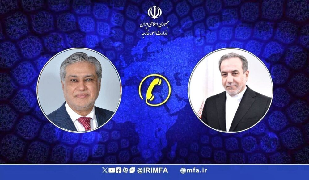 رایزنی تلفنی عراقچی با وزیر خارجه پاکستان پس از گفت وگو با مقام های هند