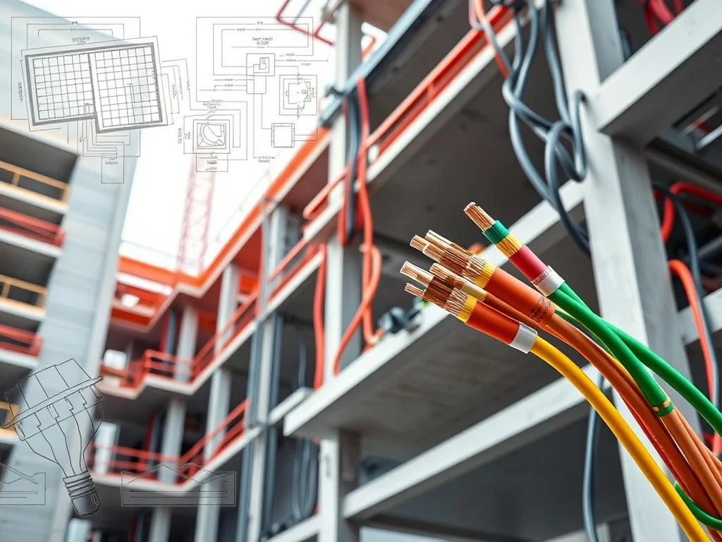 راهنمای جامع انتخاب سیم و کابل مناسب برای ساختمان سازی