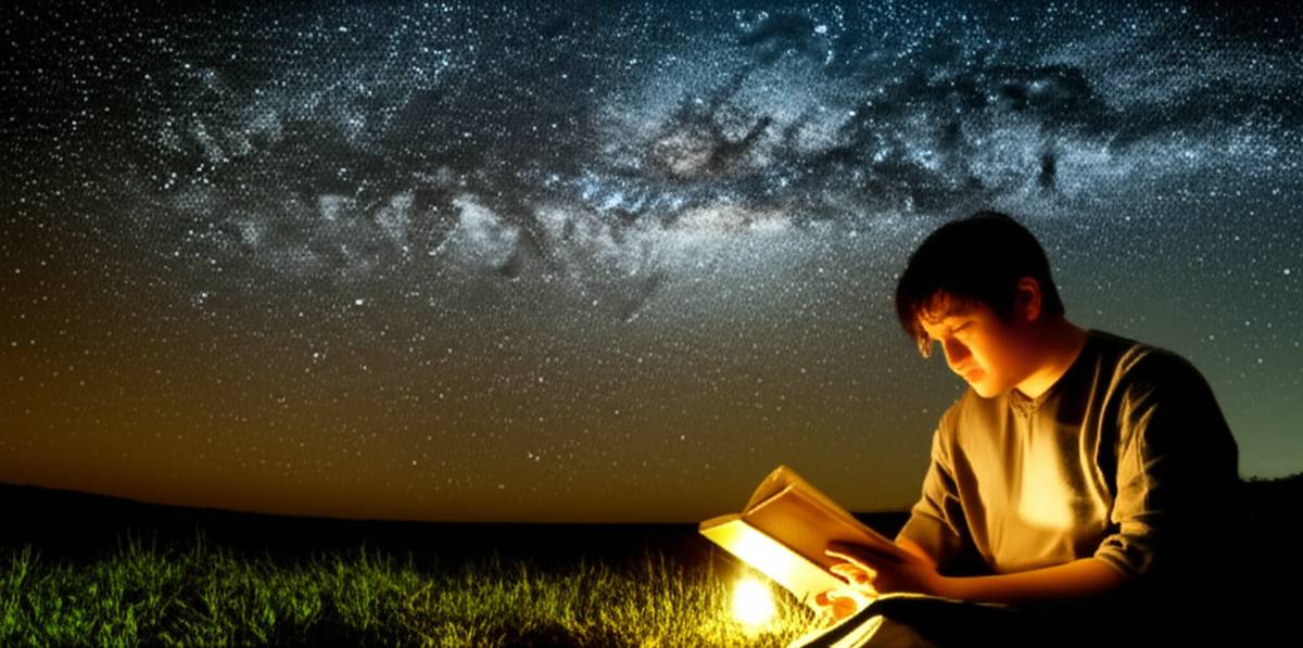 کتابخوانی زیر ستاره ها - تجربه آرامش بخش در دل شب