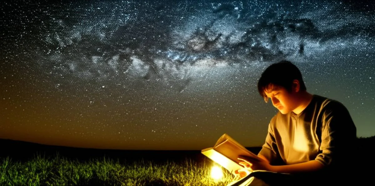 کتابخوانی زیر ستاره ها - تجربه آرامش بخش در دل شب