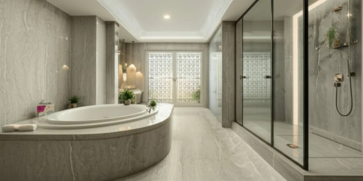 حمام مدرن ایرانی چه ویژگی‌هایی دارد؟ بررسی نقش جکوزی و کابین دوش در طراحی داخلی