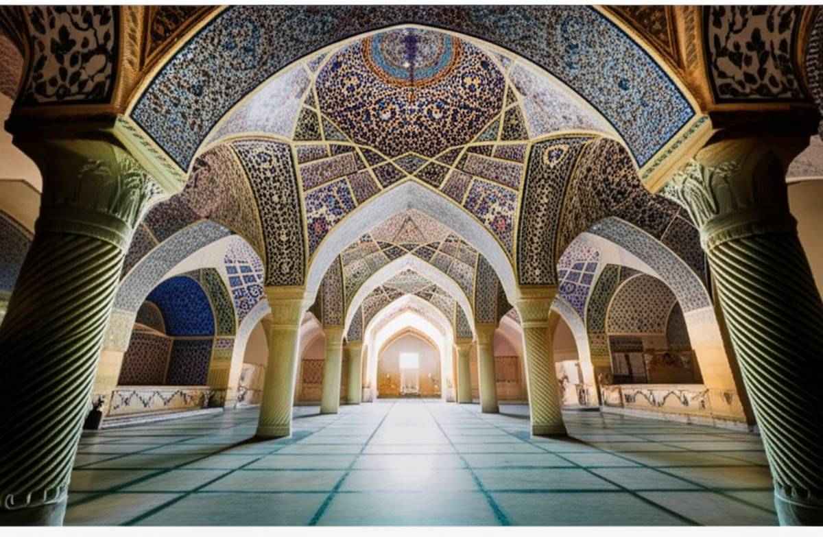 حمام وکیل - راهنمای عکاسی از معماری تاریخی و تزیینات داخلی