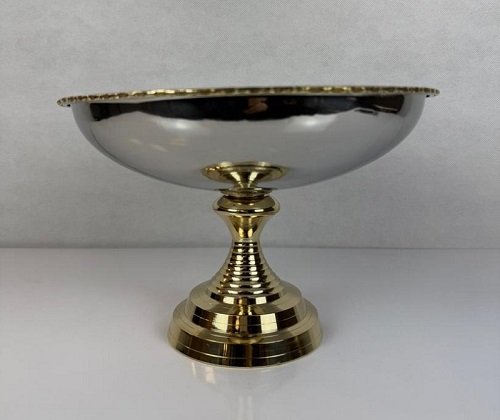 ظرف دکوری استیل برای بوفه عروس