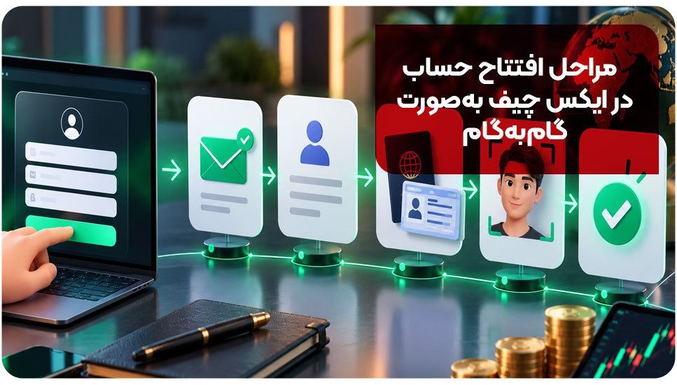 ثبت‌نام در بروکر ایکس چیف |+مراحل افتتاح حساب و نکات احراز هویت